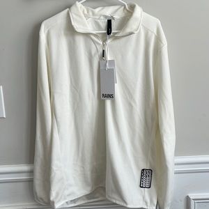 NWT rains fleece half zip